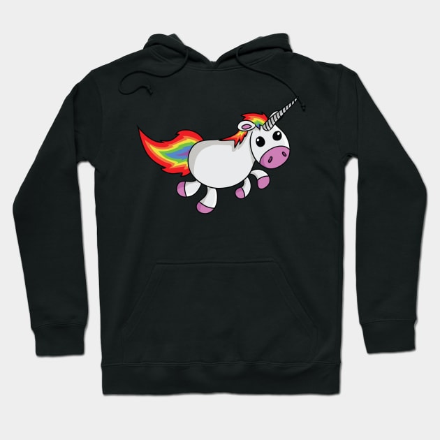 Cute unicorn Hoodie by BrechtVdS